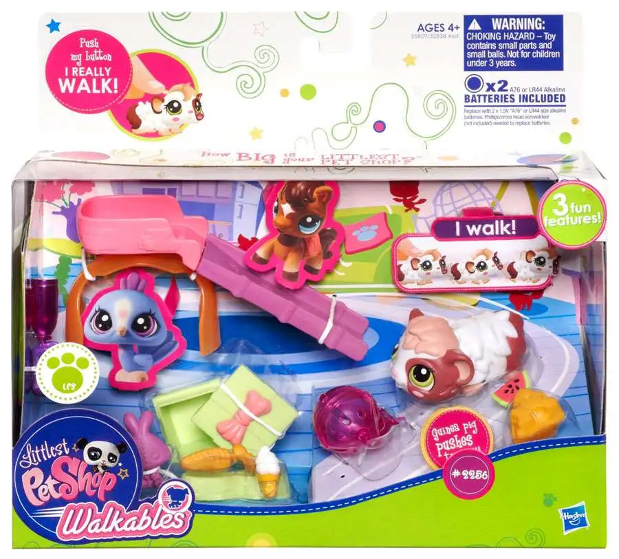 Littlest Pet Shop Walkables Guinea Pig & Ball Playset #2256 [Damaged Package]