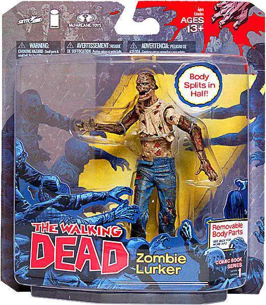 McFarlane Toys The Walking Dead Comic Zombie Lurker Action Figure [Damaged  Package]