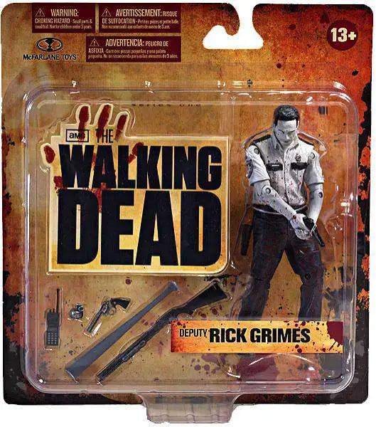 Andrew Lincoln The Walking Dead TV Rick Grimes 10-Inch Deluxe Action Figure 