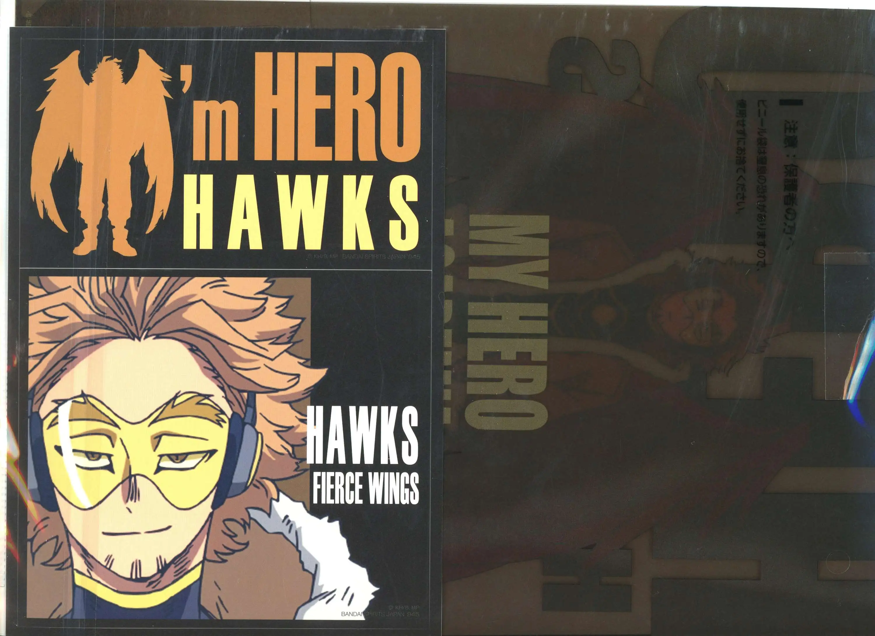 Bandai My Hero Academia Ichiban Kuji Hawks Wall Cling