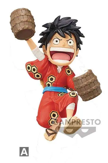 One Piece World Collectable Figure WCF Wanokuni Kanketsuhen 1 Monkey D. Luffy 2.8-Inch Mini Figure