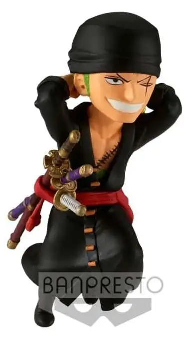 One Piece WCF World Collectable Figure Wanokuni Onigashima 4 Roronoa Zoro Collectible PVC Figure