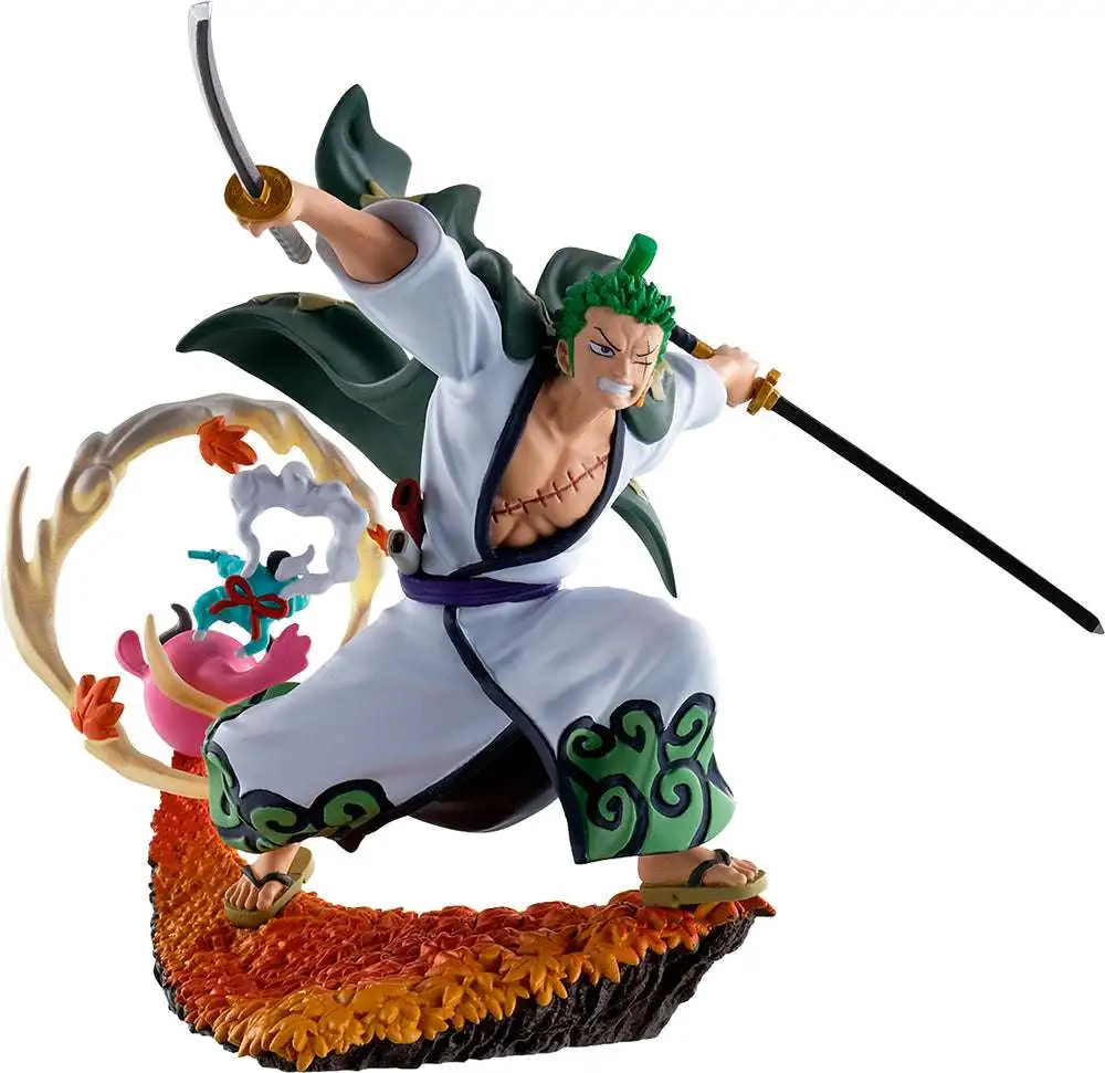 One Piece Figures – 39cm Roronoa Zoro Santoryu Action Figure Decor