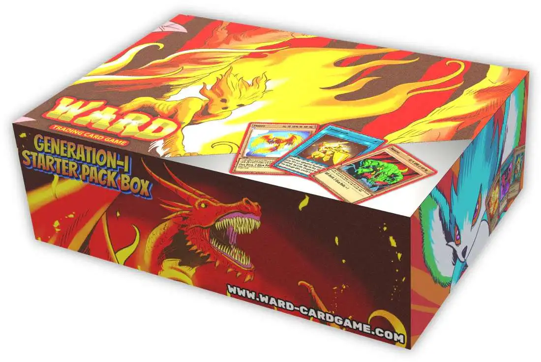 Ward Trading Card Game Generation 1 Starter Pack Box [7 Starter Packs]