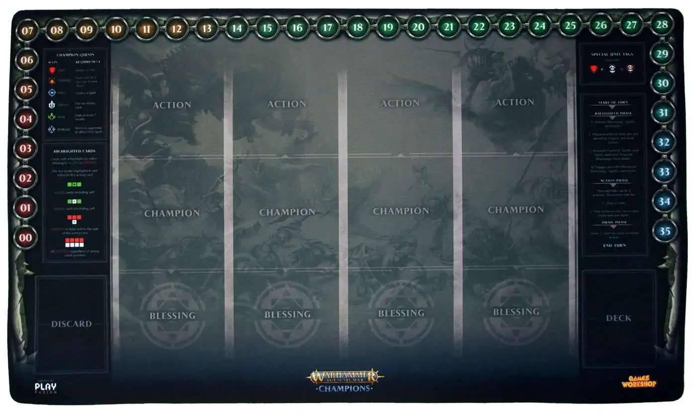 Warhammer Age of Sigmar Champions Destruction Playmat