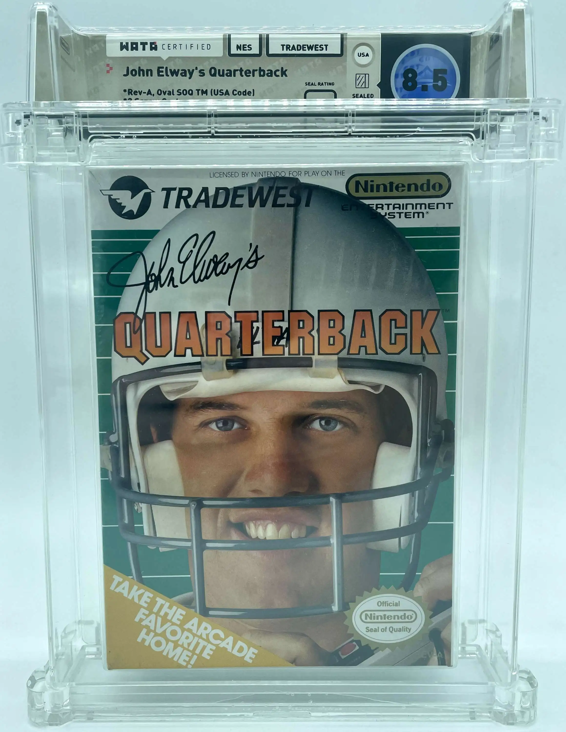 John Elway's Quarterback - NES Nintendo Game TradeWest Football Video Game