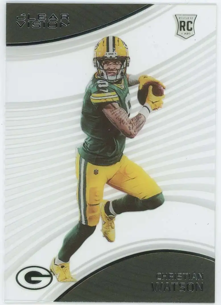 : 2022 Panini Mosaic #281 Christian Watson NFL Debut RC