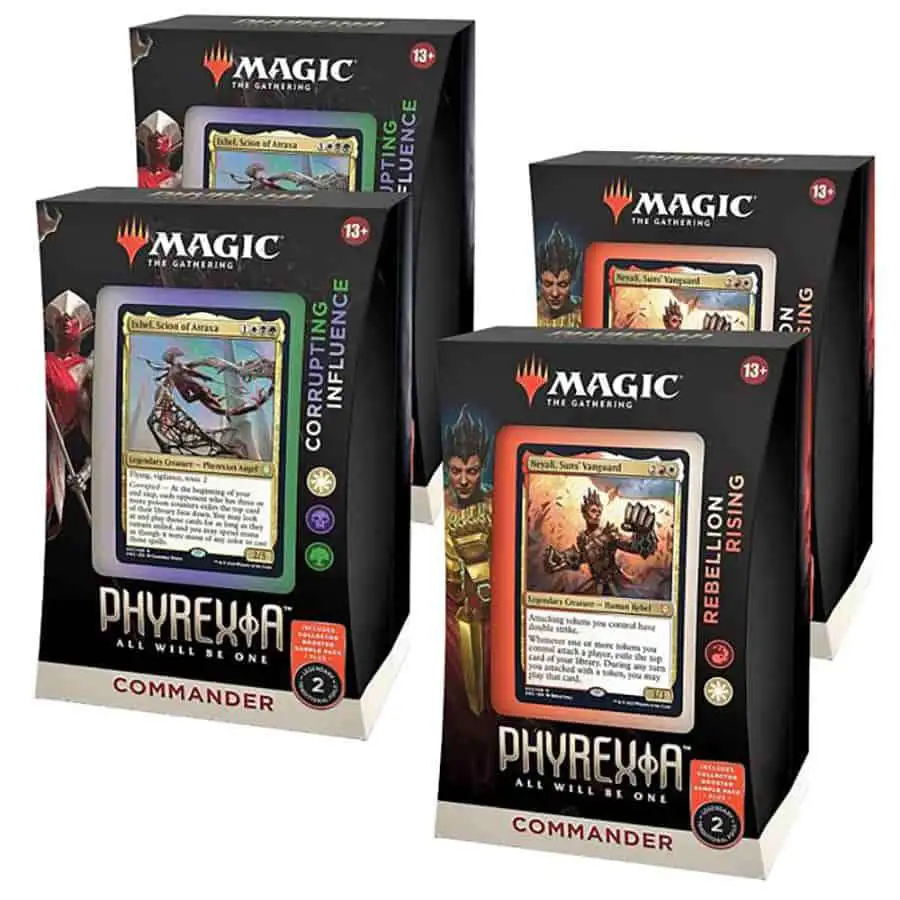 Magic The Gathering Phyrexia All Will Be One 2 Sets Commander Deck Wizards  of the Coast - ToyWiz