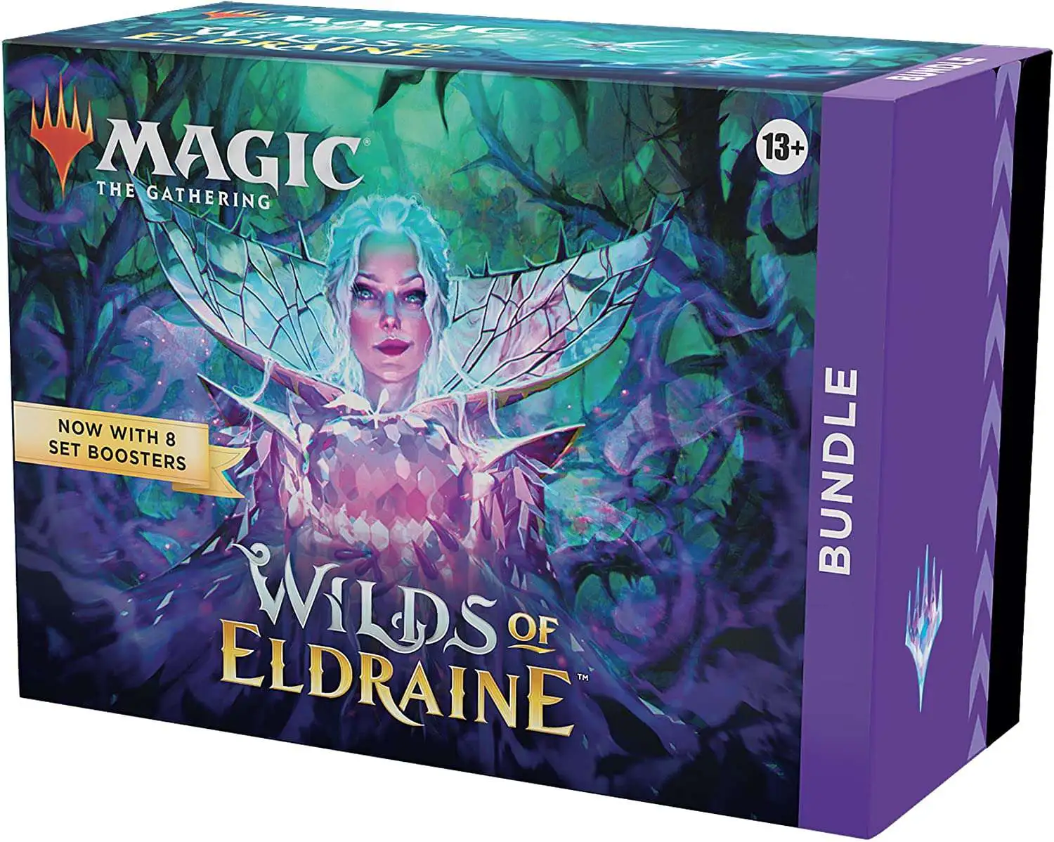 MtG Wilds of Eldraine Bundle [Includes 8 SET Booster Packs & Accessories]