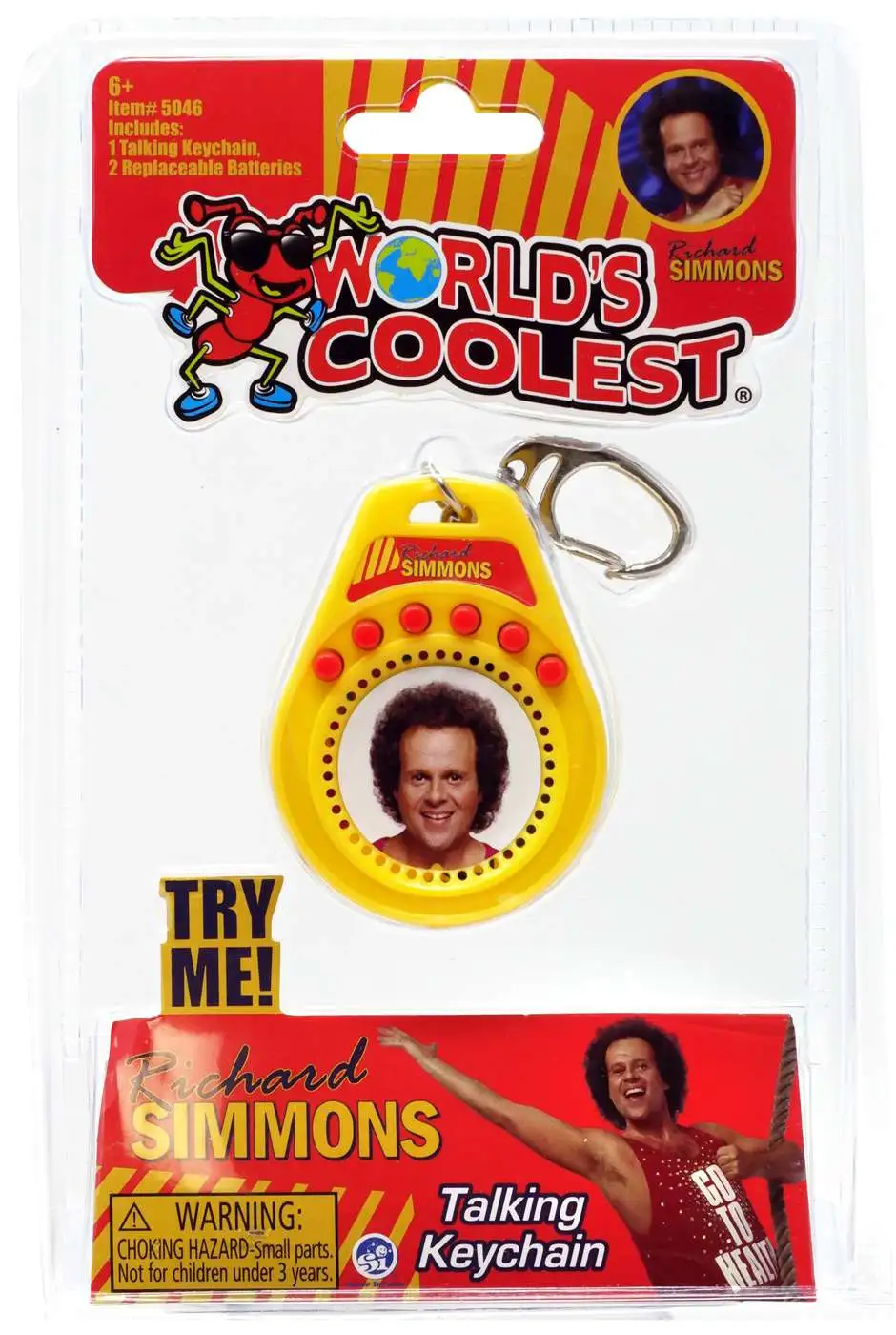World's Coolest Bob Ross Talking Keychain 6 Phrases Batteries Included 