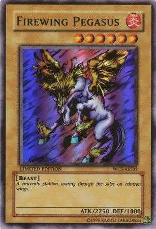 YuGiOh World Championship Series Super Rare Firewing Pegasus WCS-AE503