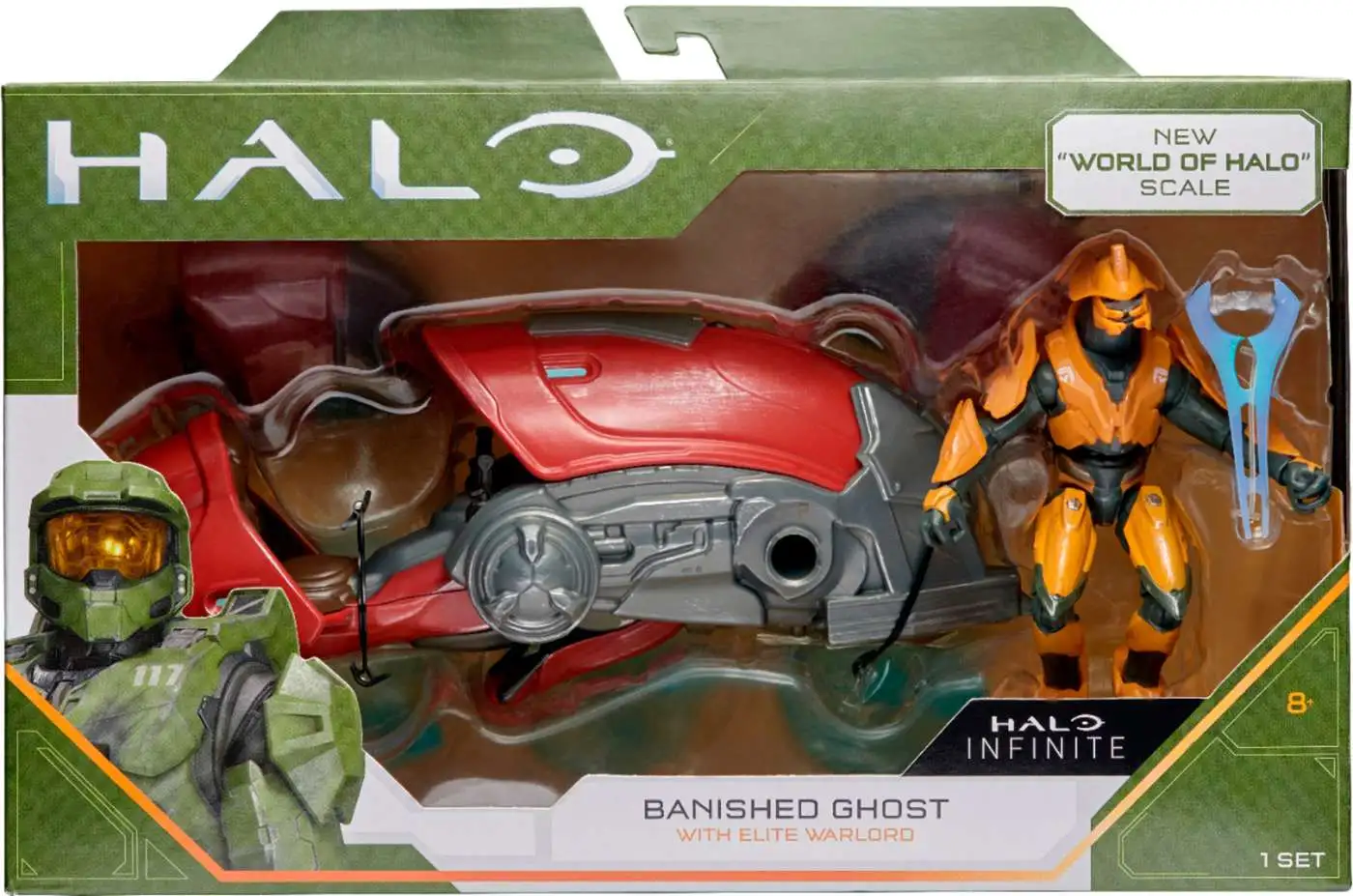 World of Halo Infinite 4" Loose Elite Warlord With Banished Ghost Jazwares 2020 for sale online 