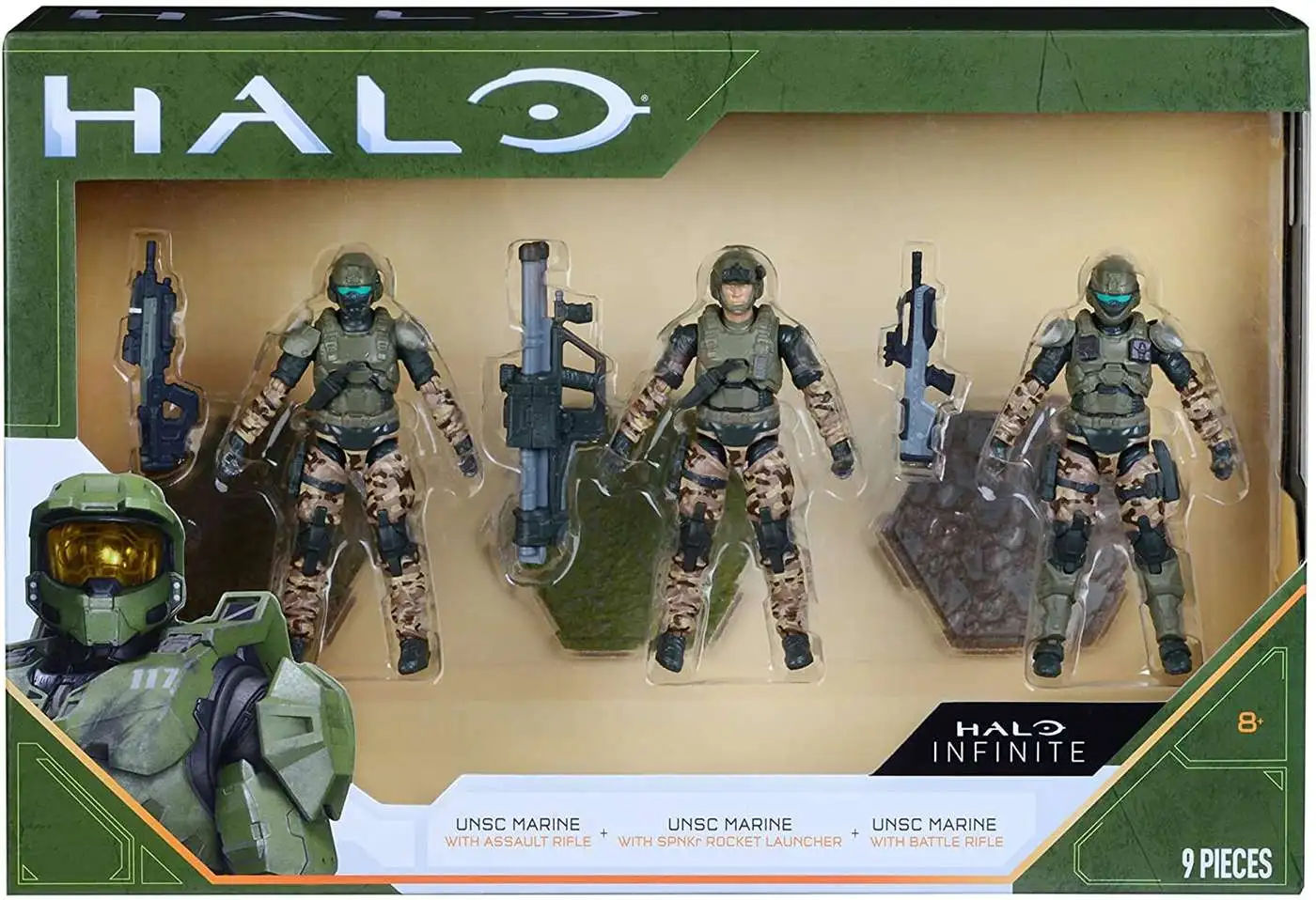 Halo 1 Action Figures Series 2: Ghost With Vehicle (Non Mint Packaging