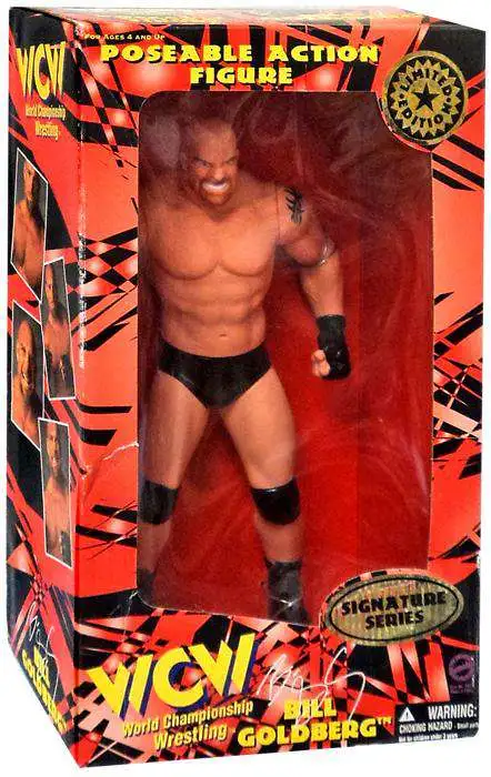 WCW Signature Series Goldberg Poseable Wrestling Action Figure Toymakers C1998 for sale online 