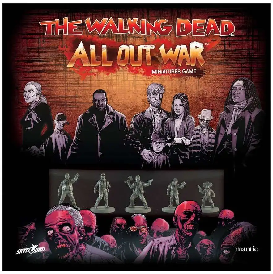 The Walking Dead All Out War Miniature Game All Out War Core Set ...