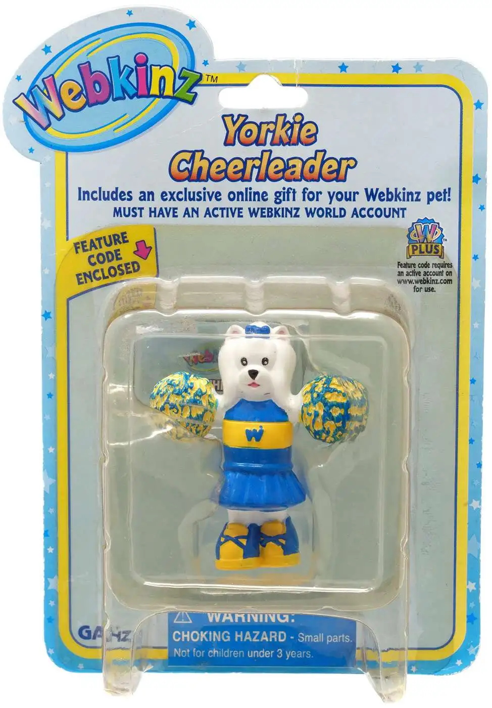 Webkinz Series 1 Yorkie Cheerleader Mini Figure