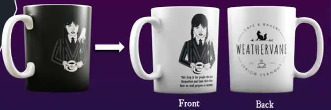 Wednesday Addams & Thing Heat-Change Mug (Pre-Order ships June)