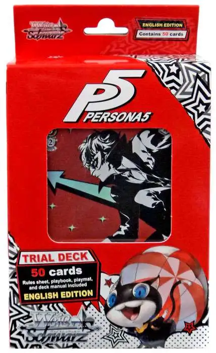Weiss Schwarz Trading Card Game Persona 5 Trial Deck