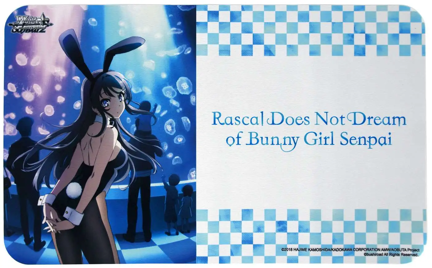 Weiss Schwarz Trading Card Game Card Supplies Rascal Does Not Dream of Bunny Girl Senpai Playmat