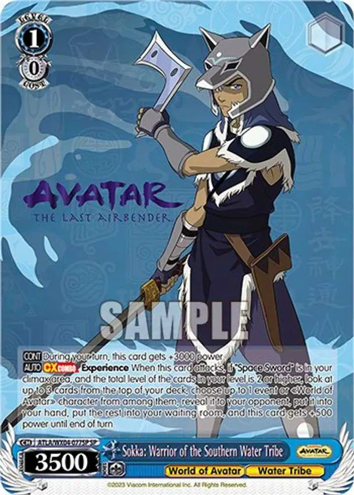 Weiss Schwarz Trading Card Game Avatar The Last Airbender