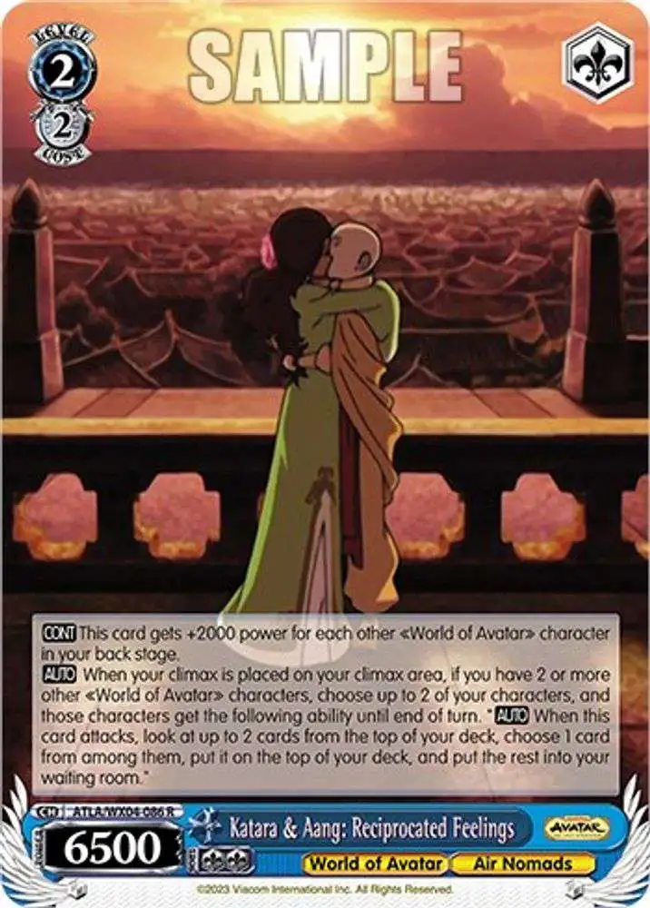 Weiss Schwarz Trading Card Game Avatar The Last Airbender Single Card  Special Rare Katara Desire to Help ATLAWX04-078SP - ToyWiz