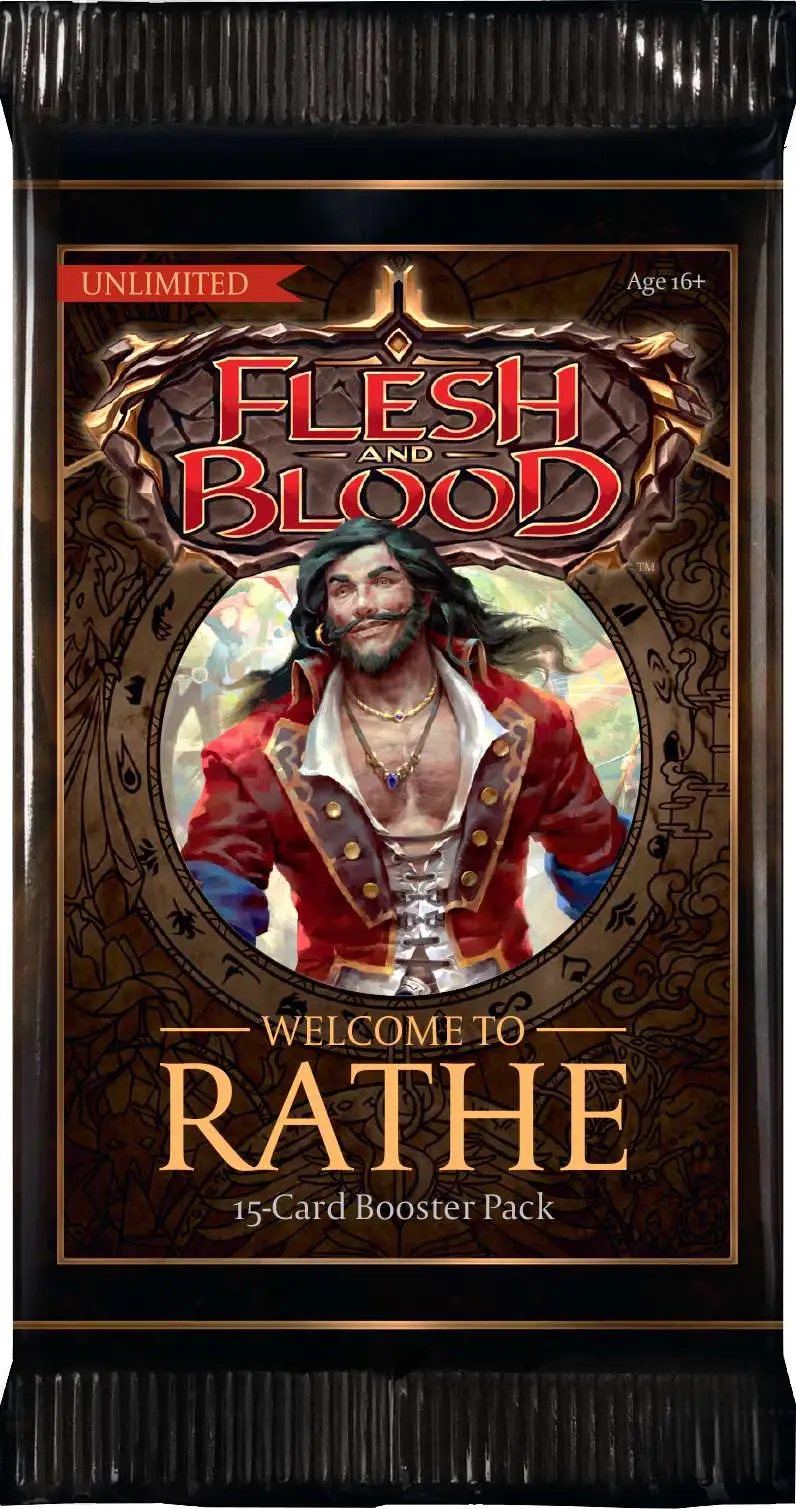 Flesh and Blood Trading Card Game Welcome to Rathe (Unlimited) Booster Pack [15 Cards]