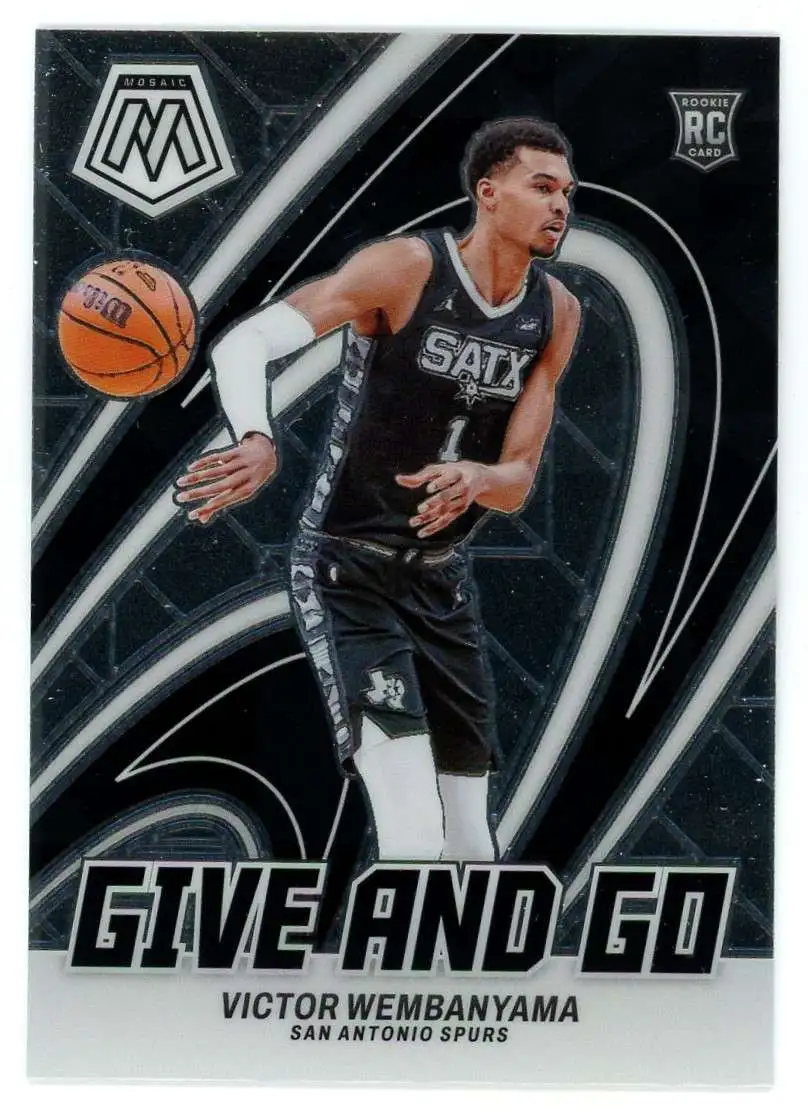 NBA 2023-24 Panini Mosaic Give and Go Victor Wembanyama #12 [Rookie]