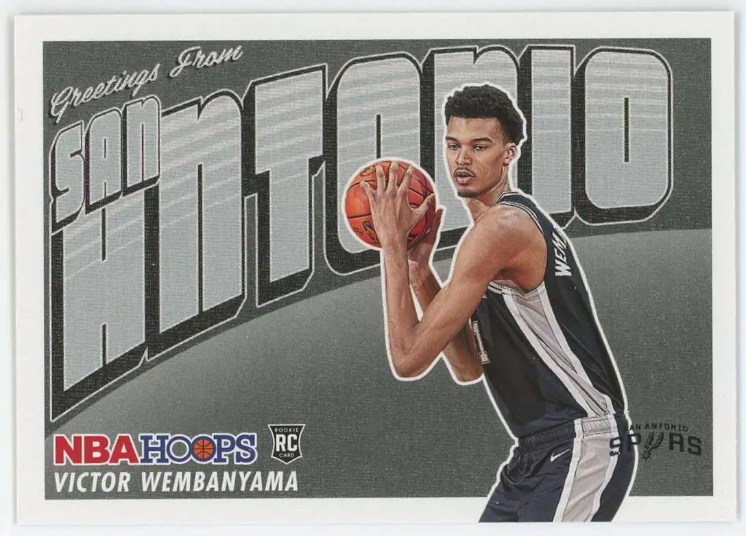 NBA San Antonio Spurs 2023-24 Panini Hoops Rookie Greetings Victor Wembanyama #1 [Rookie]