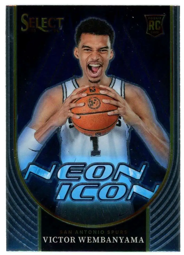 NBA San Antonio Spurs 2023-24 Panini Select Neon Icon Victor Wembanyama #13 [Rookie]