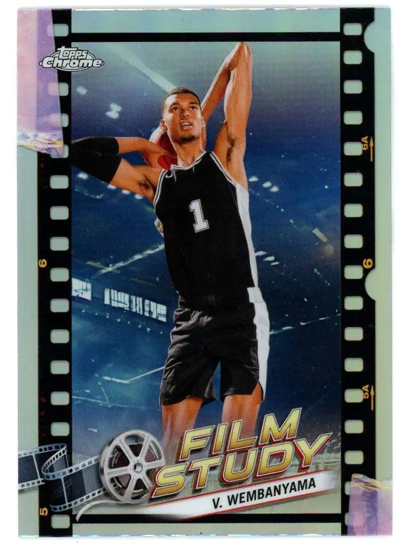 NBA San Antonio Spurs 2023-24 Topps Chrome Basketball Single Card 