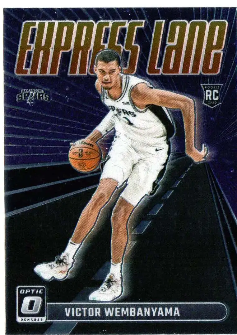 NBA San Antonio Spurs 2023-24 Panini Donruss Optic Express Lane Victor Wembanyama #8 [Rookie]