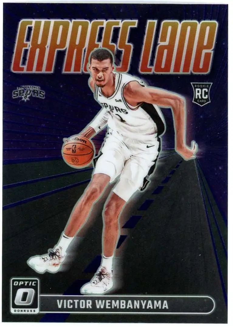 NBA San Antonio Spurs 2023-24 Panini Donruss Optic Silver Express Lane Victor Wembanyama #8 [Rookie]