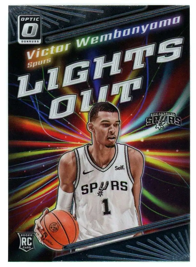 NBA San Antonio Spurs 2023-24 Panini Donruss Optic Lights Out Victor Wembanyama #4 [Rookie]