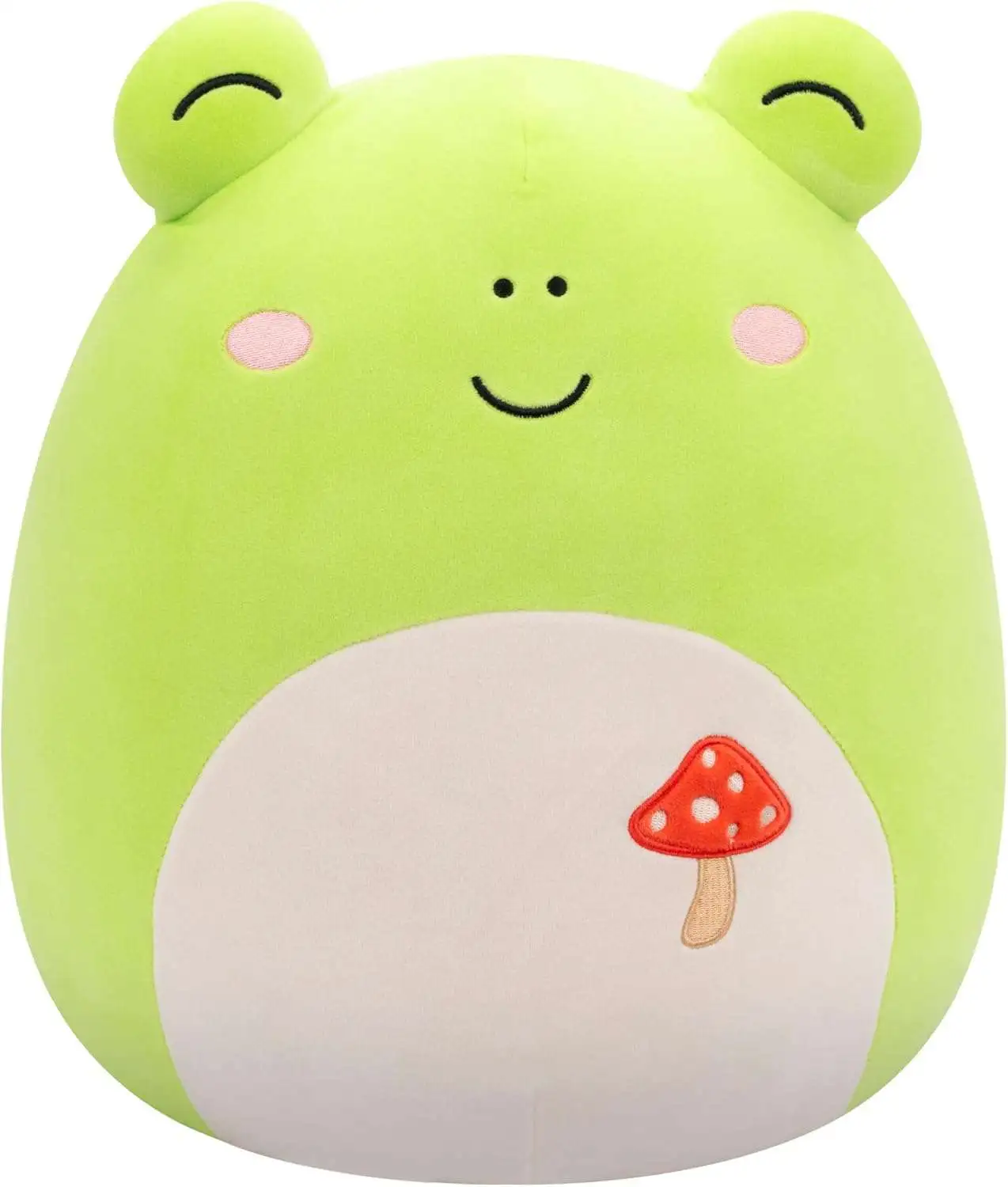 Squishmallows Wendy Green Frog with Mushroom Embroidery 14-Inch Plush (Pre-Order ships April)