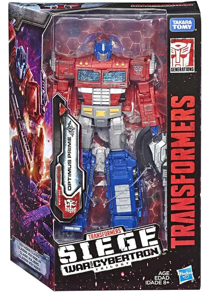 Transformers Generations Siege: War for Cybertron Optimus Prime Voyager Action Figure [Damaged Package]