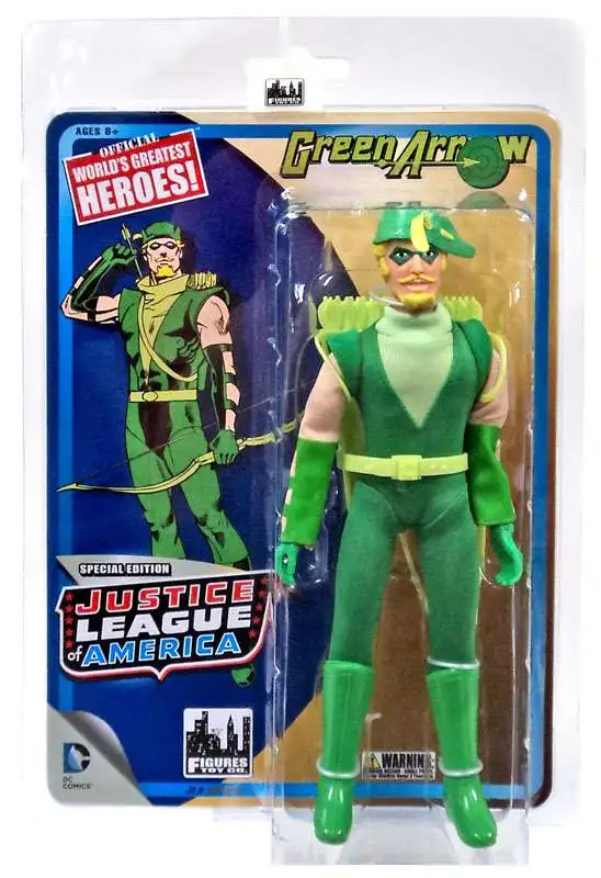 Green Arrow Justice League Of America 8 Inch Action Figure new in package 