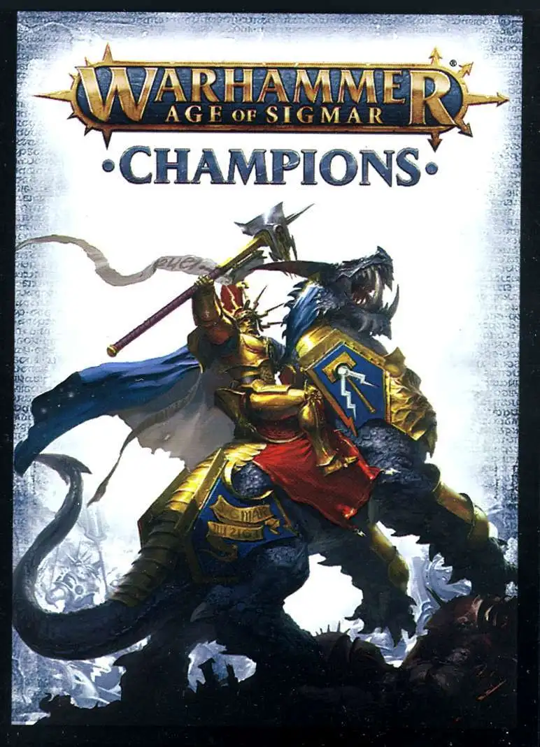 Warhammer Age of Sigmar Champions Order Card Sleeves [50 Count]