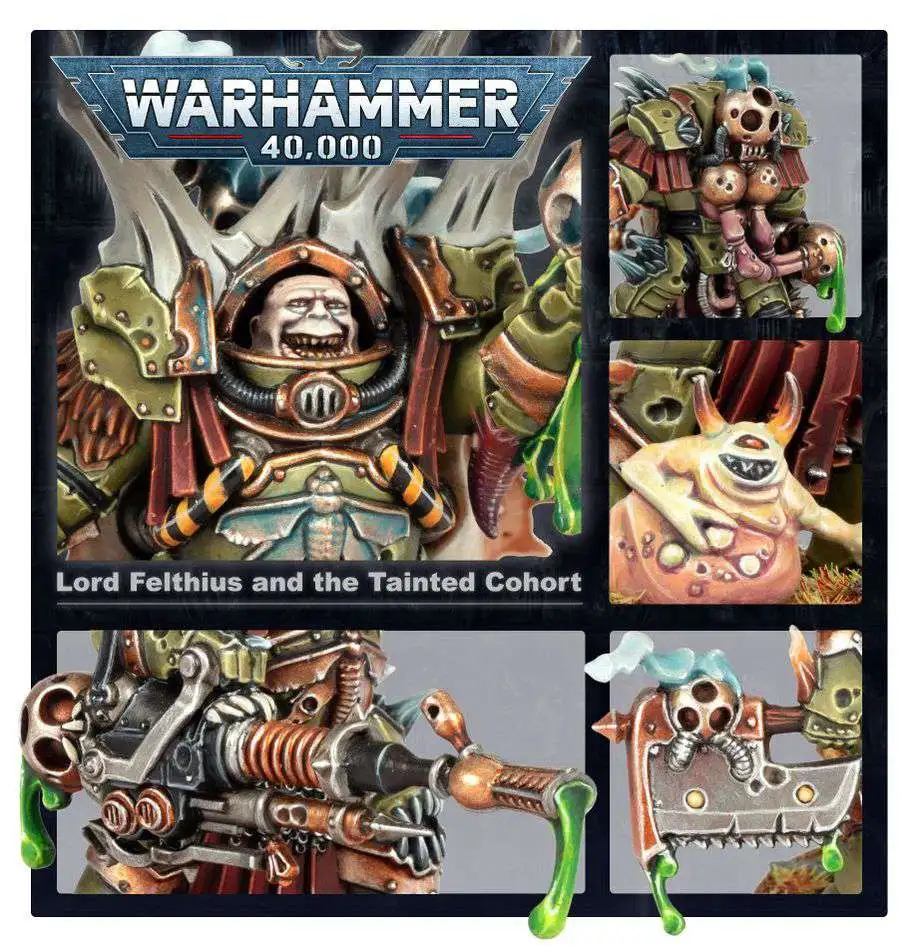 Warhammer 40,000 Death Guard Lord of Contagion + Blightlord Terminators [Black Box]