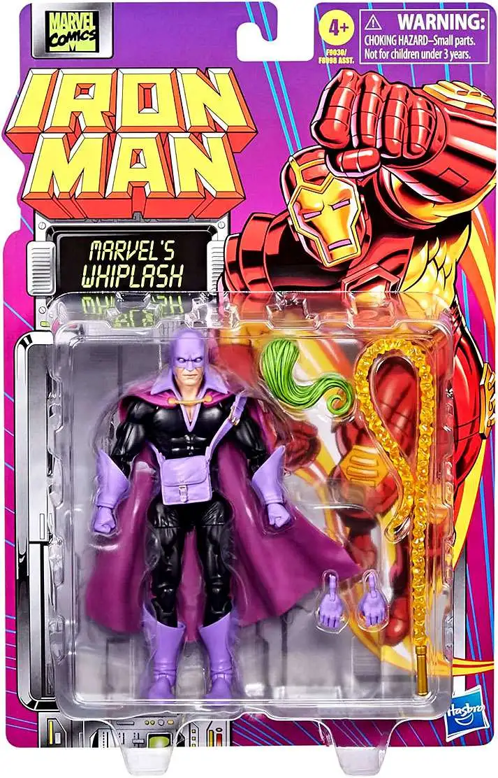 Iron Man Marvel Legends Retro Series Whiplash Action Figure (Pre-Order ships September)