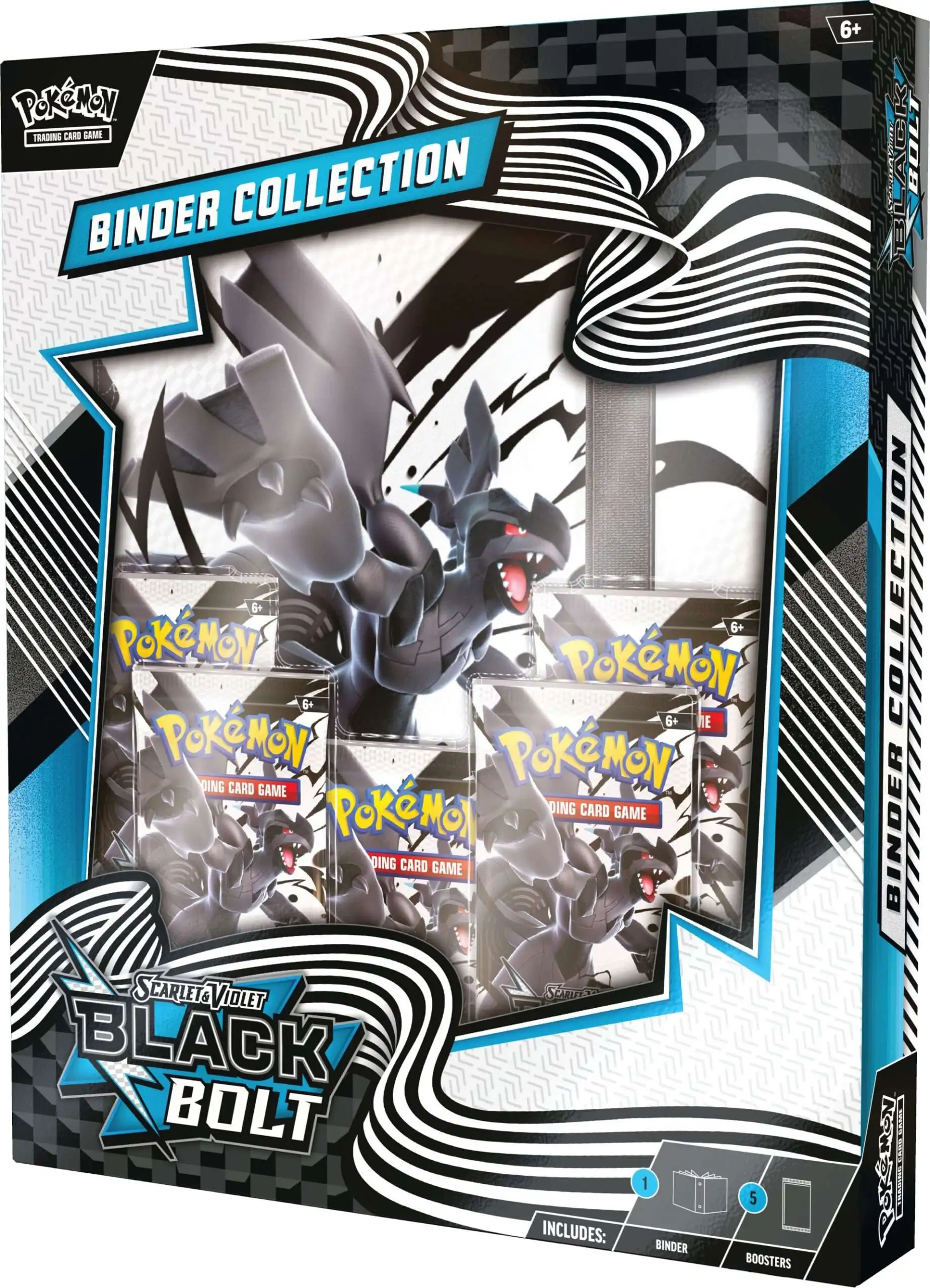 Pokemon Scarlet & Violet Black Bolt Binder Collection [5 Packs]