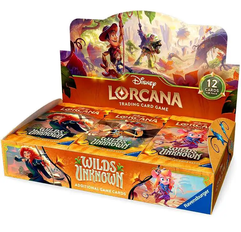 Disney Lorcana Trading Card Game Wilds Unknown Booster Box 24