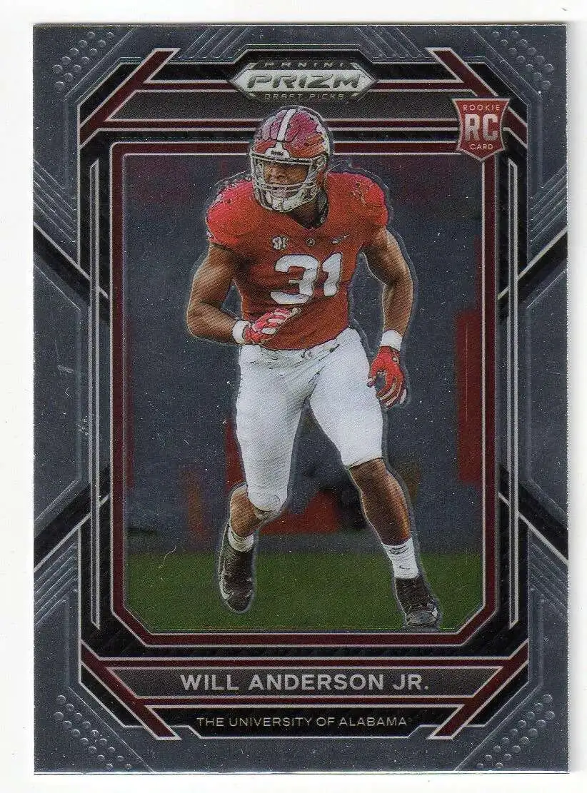 NFL 2023 Panini Prizm Draft Picks Will Anderson Jr. #162 [Rookie]