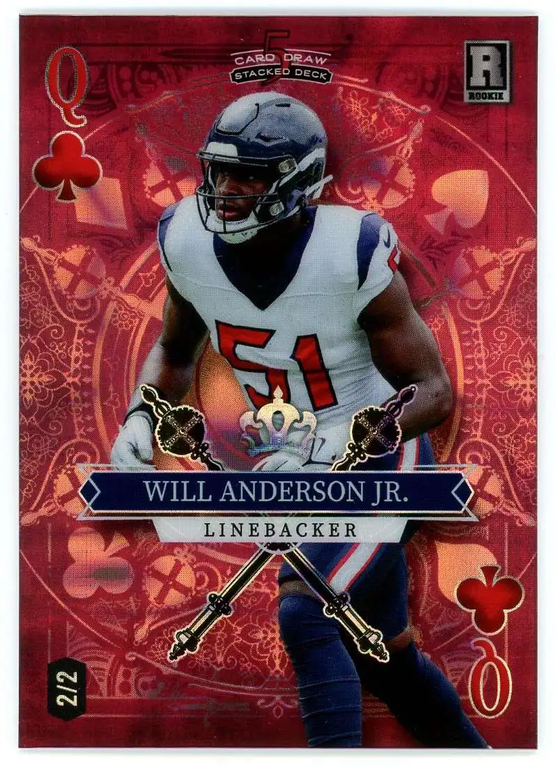 NFL 2023 Wild Card Draw Stacked Deck Single Card 22 Queen of