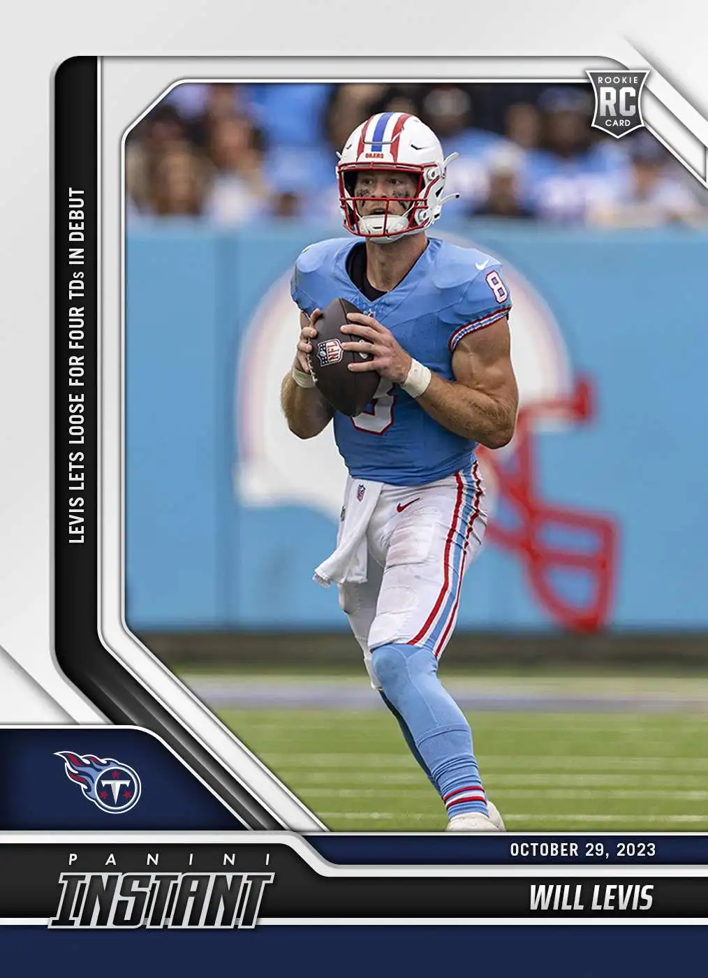 NFL Tennessee Titans 2023 Panini Instant Football Single Card Will