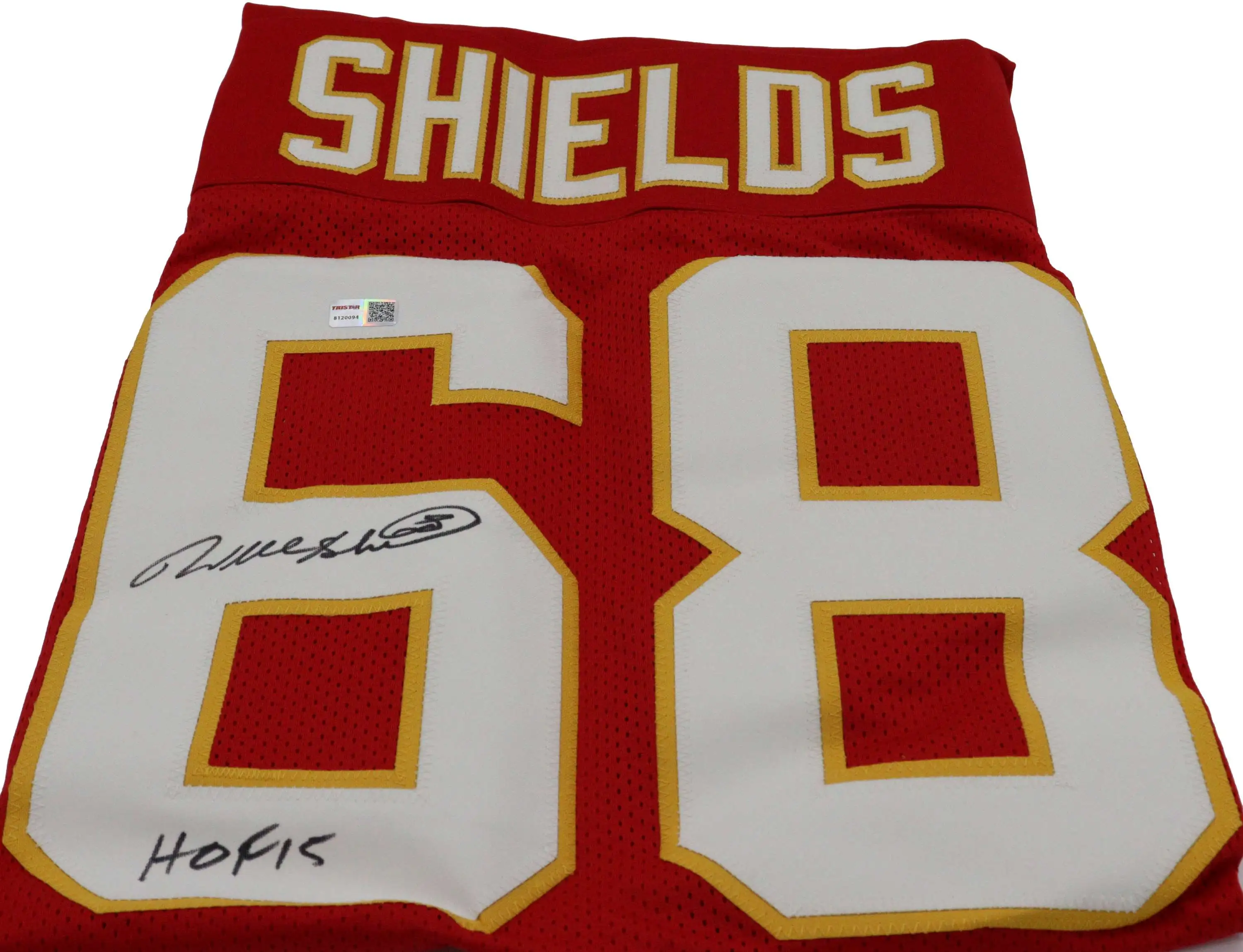 NFL Hidden Treasures Game Day Greats Will Shields Autographed Jersey Tristar  - ToyWiz