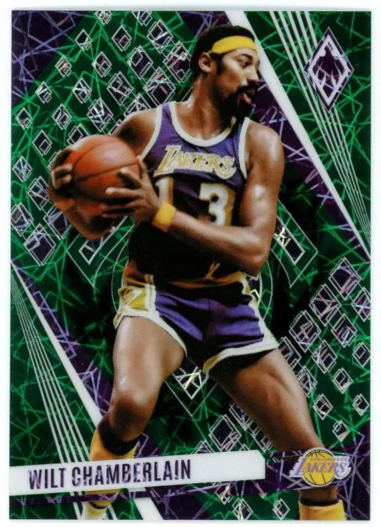 NBA 2023-24 Panini Phoenix 74/175 Green Velocity Wilt Chamberlain #34