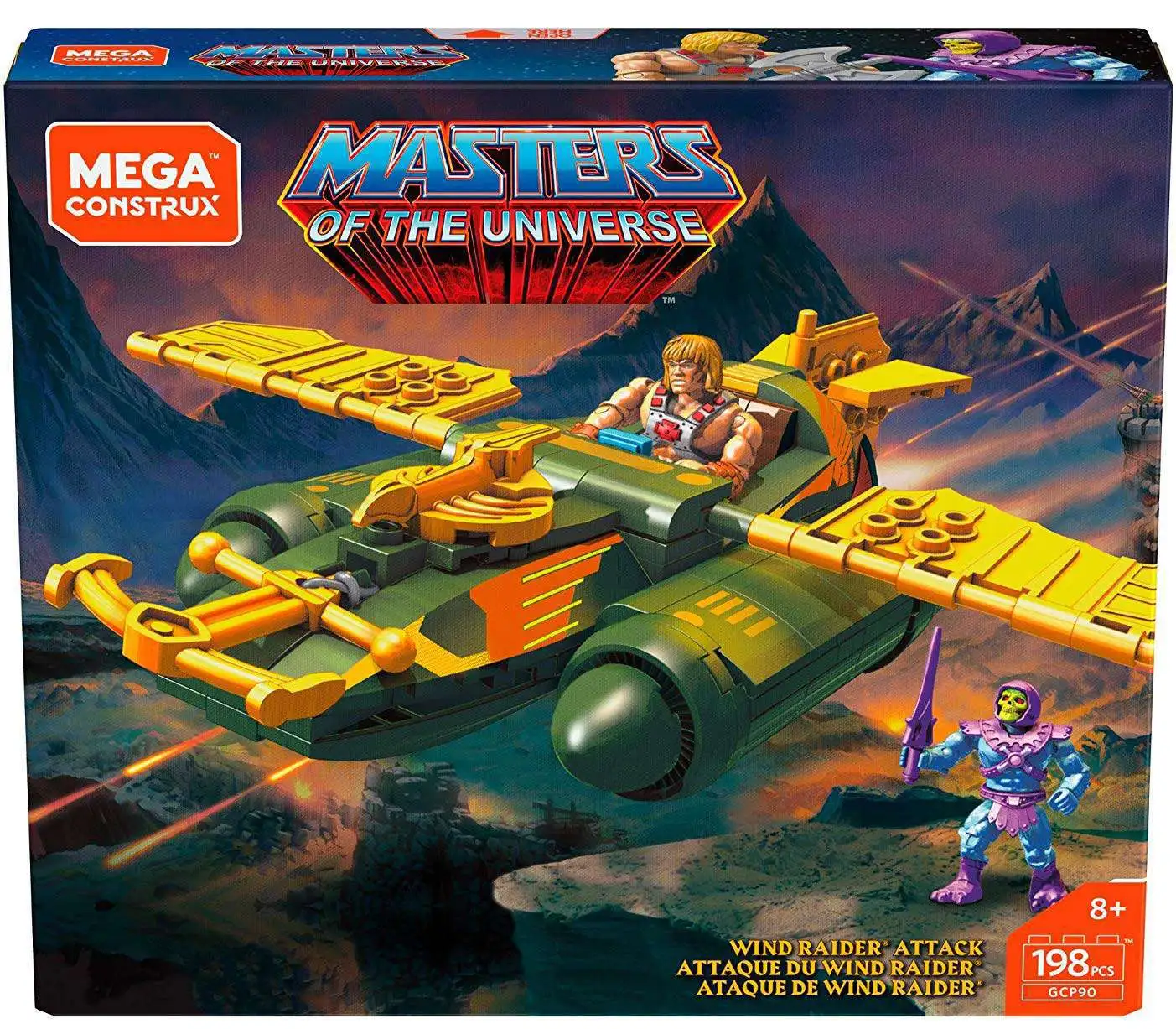MEGA Construx Masters of The Universe Wind Raider Attack Set for sale online 