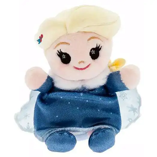 Disney Wishables 2024 Holiday Elsa 4-Inch Mini Plush