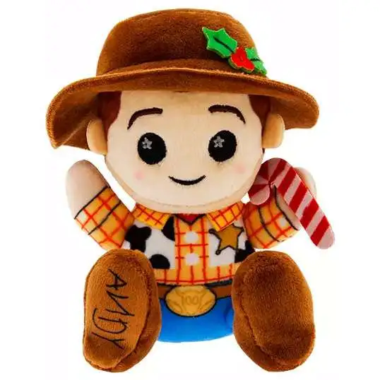Disney Wishables 2024 Holiday Woody 4-Inch Mini Plush