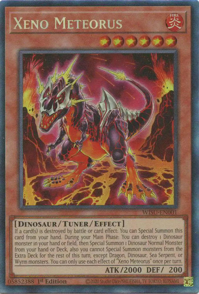 YuGiOh Trading Card Game Wild Survivors Collector Rare Xeno Meteorus WISU-EN001